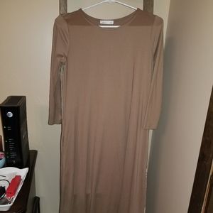 Tan Dress